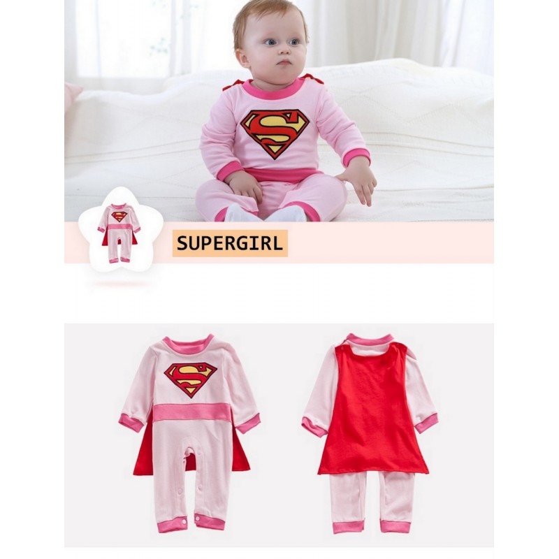 Supergirl Deguisement Hiver Fille 0 A 2 Ans