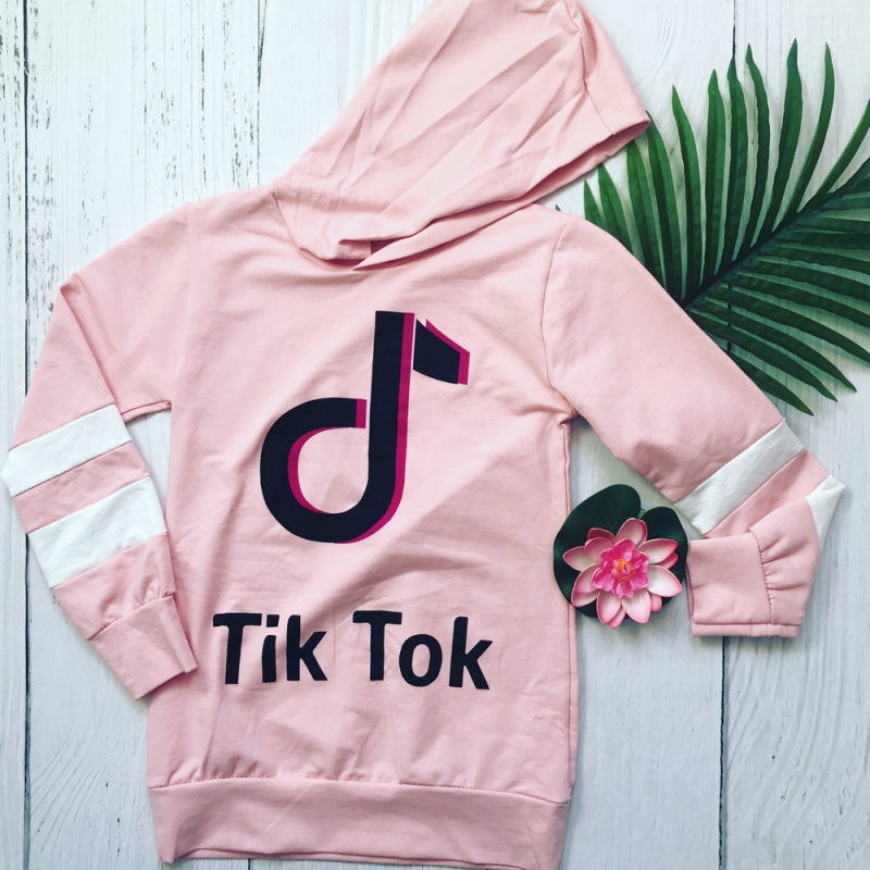 Robe Tik Tok Rose 4 A 14 Ans